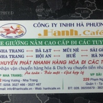 Nhà Xe Hạnh Cà Phê Gửu hàng đi Nha Trang