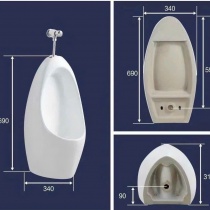 Bồn tiểu nam treo tường 