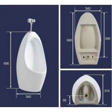 Bồn tiểu nam treo tường 