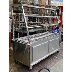 Tủ hâm nóng - Giữ nóng khay cơm, thức ăn bằng điện Thành Lý Hcm: 10 khay, 12 khay, 18 khay
