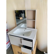 Tủ Lavabo treo tường nhà tắm nhựa PVC - Picomart Kích thước 60×45cm