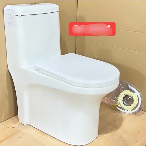 Bồn cầu nguyên 1 khối - Thiết Bị Vệ Sinh Giá Rẻ Tại Đức Hoà, Bến Lức -  Long An