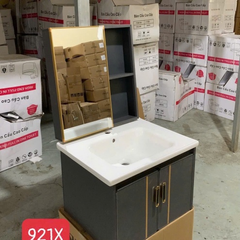 Bộ tủ gương lavabo nhà vệ sinh giá rẻ tại bà rịa vũng tàu