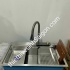Chậu, Bồn rửa chén bát KOREA Kèm vòi Thác Ngang - Vòi Rút KT7846