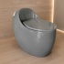 BỒN CẦU KHỐI QUẢ TRỨNG MÀU XÁM MEN AQUACERAMIC